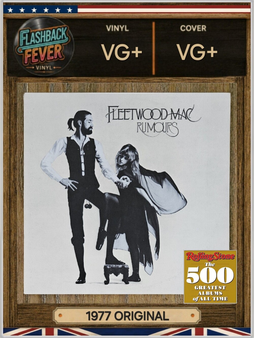 RUMOURS•Fleetwood Mac•1977 US (#BSK 3010) Jacksonville Pressing - Picture 3 of 14